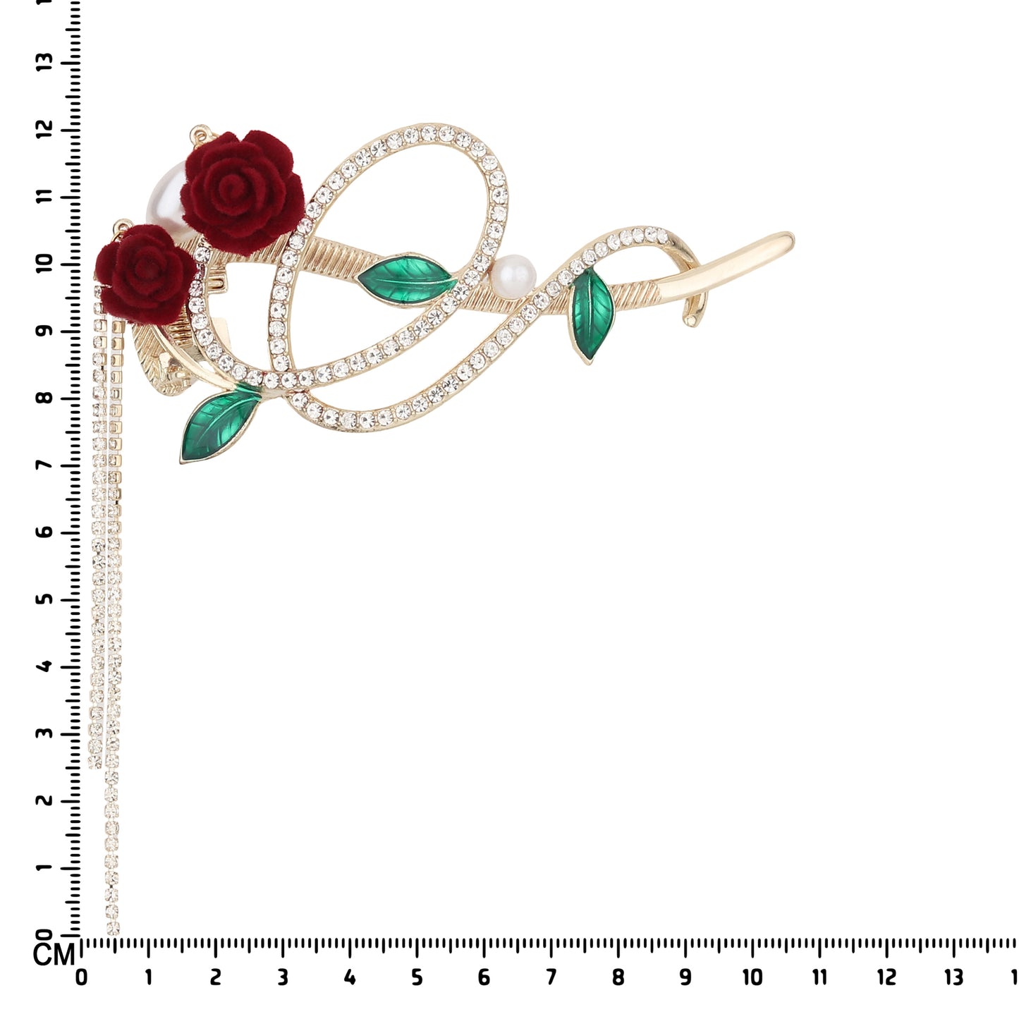 Rose Radiance Hair Stick