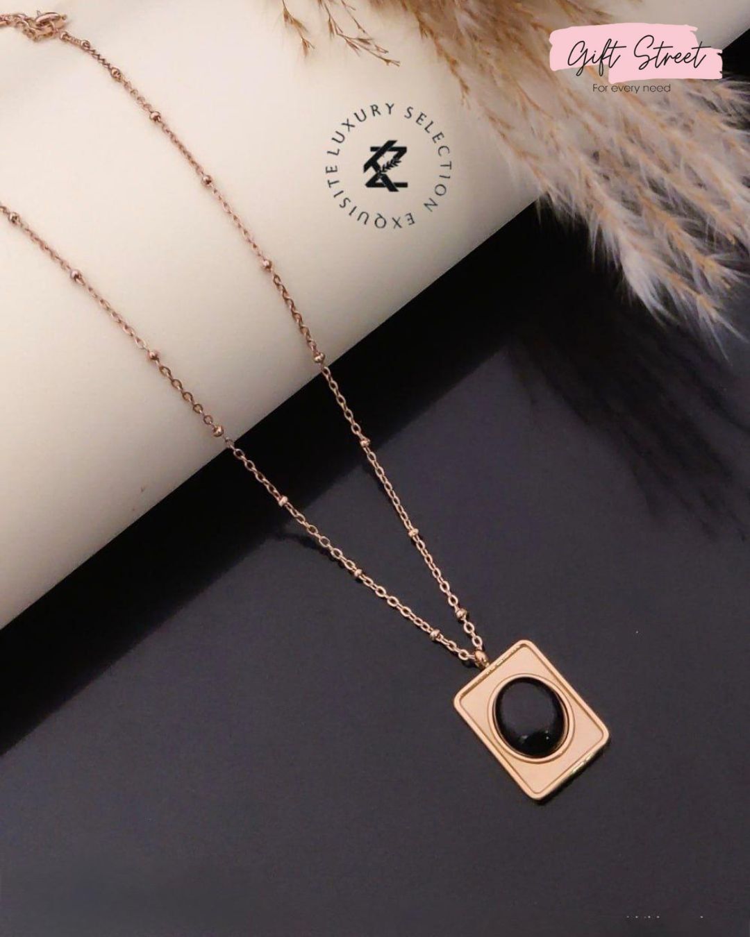Rose Gold Beauty: Exquisite Rose Necklace | Perfect for Every Style