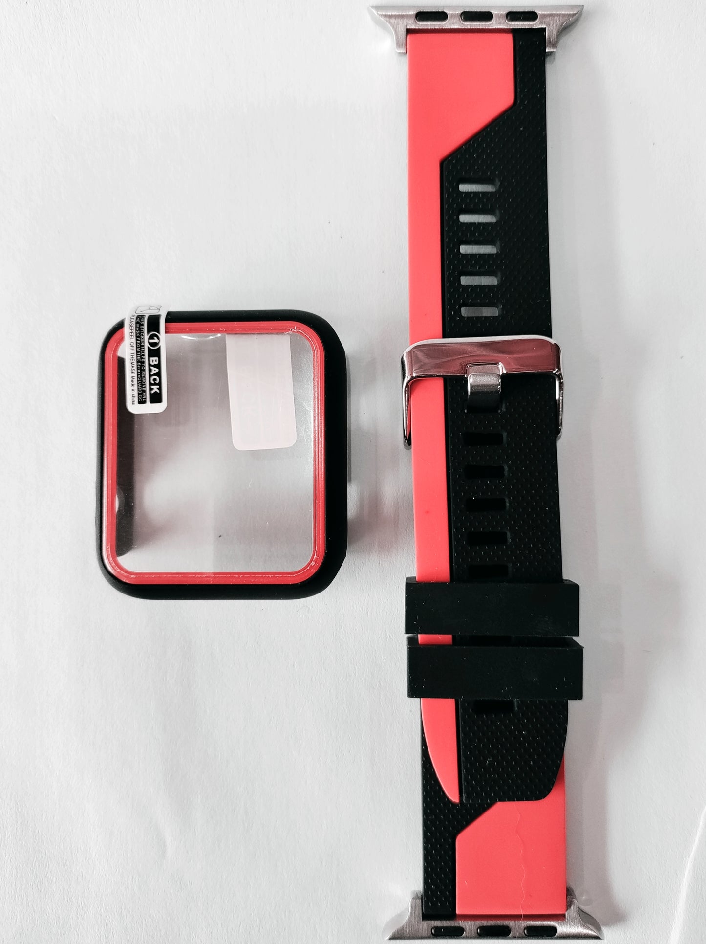 Soft Silicone Stainless Metal Buckle 2 Colours Shade Apple Watches Strapped