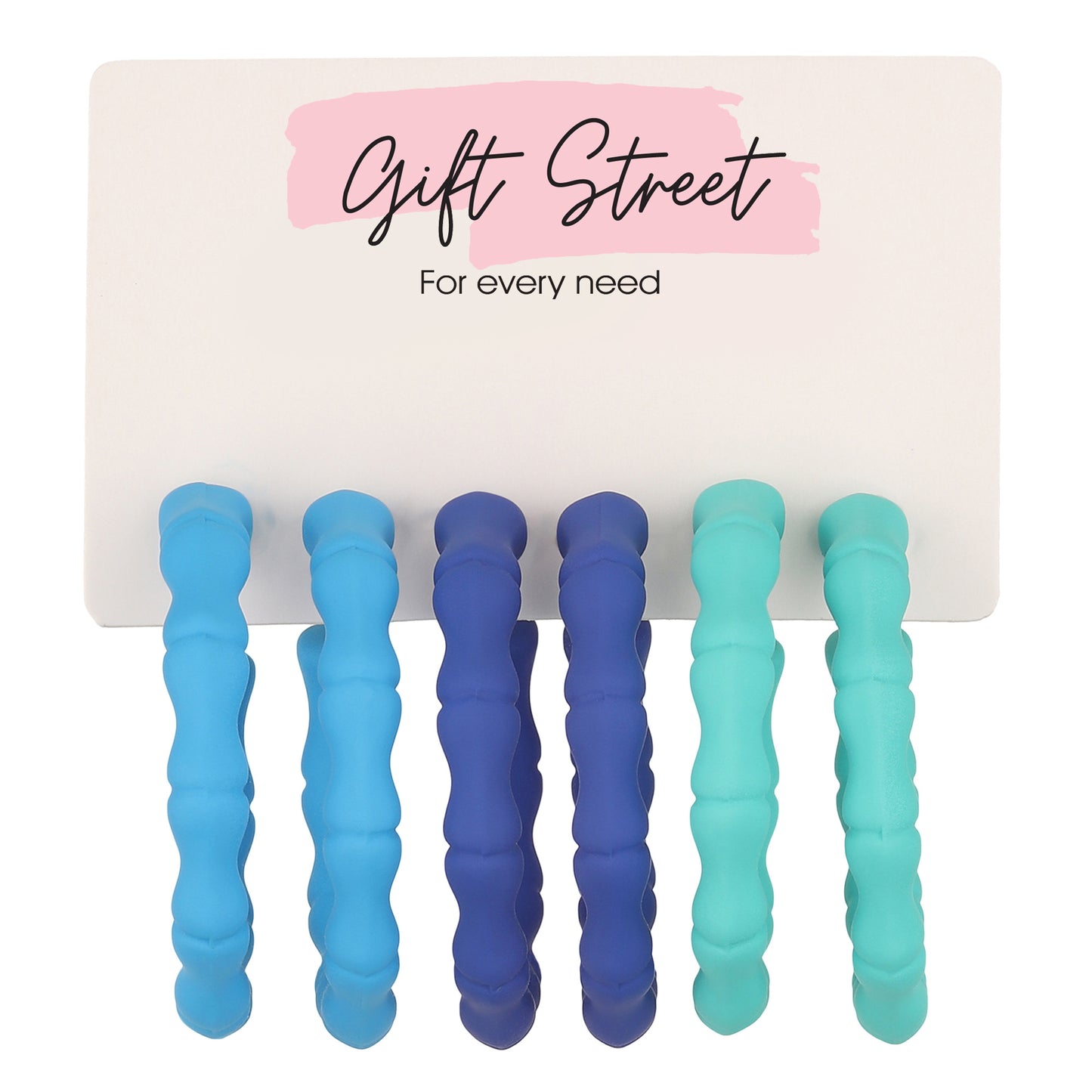 Colour-blocked Hoop Earrings