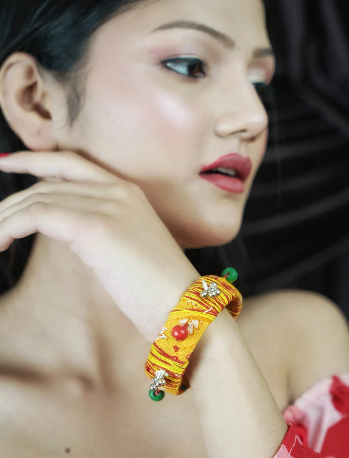 Yellow Bangle Handmade