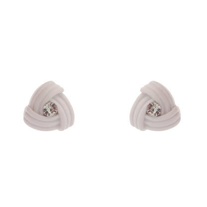 Centerstone Triangle Earrings