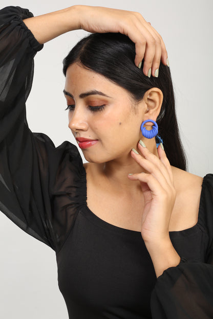 Buy 1 Rose Earrings Get 3 Free (Centerstone- Triangle, Pop-Delight, Charmful Circle Earrings)