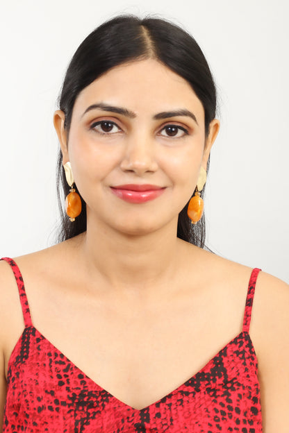 Dainty Ivory Dangle Earrings