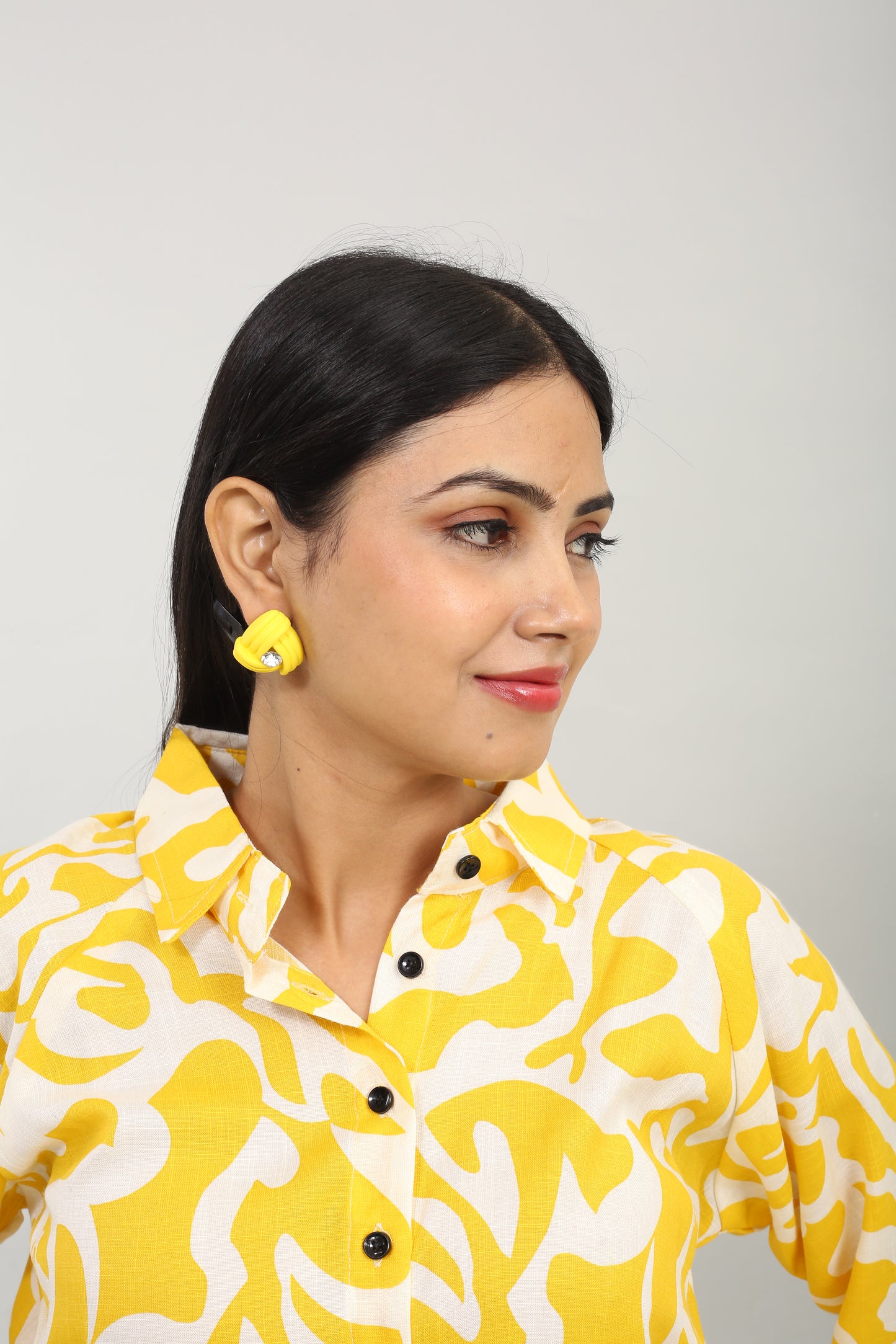 Buy 1 Rhinestone Heart Dangler Earrings & Get 3 Free (Bakelite, Charmful Circle, Centerstone Earrings)