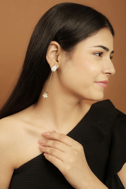 Swan Rhinestone Earrings