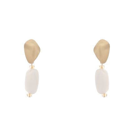 Dainty Ivory Dangle Earrings