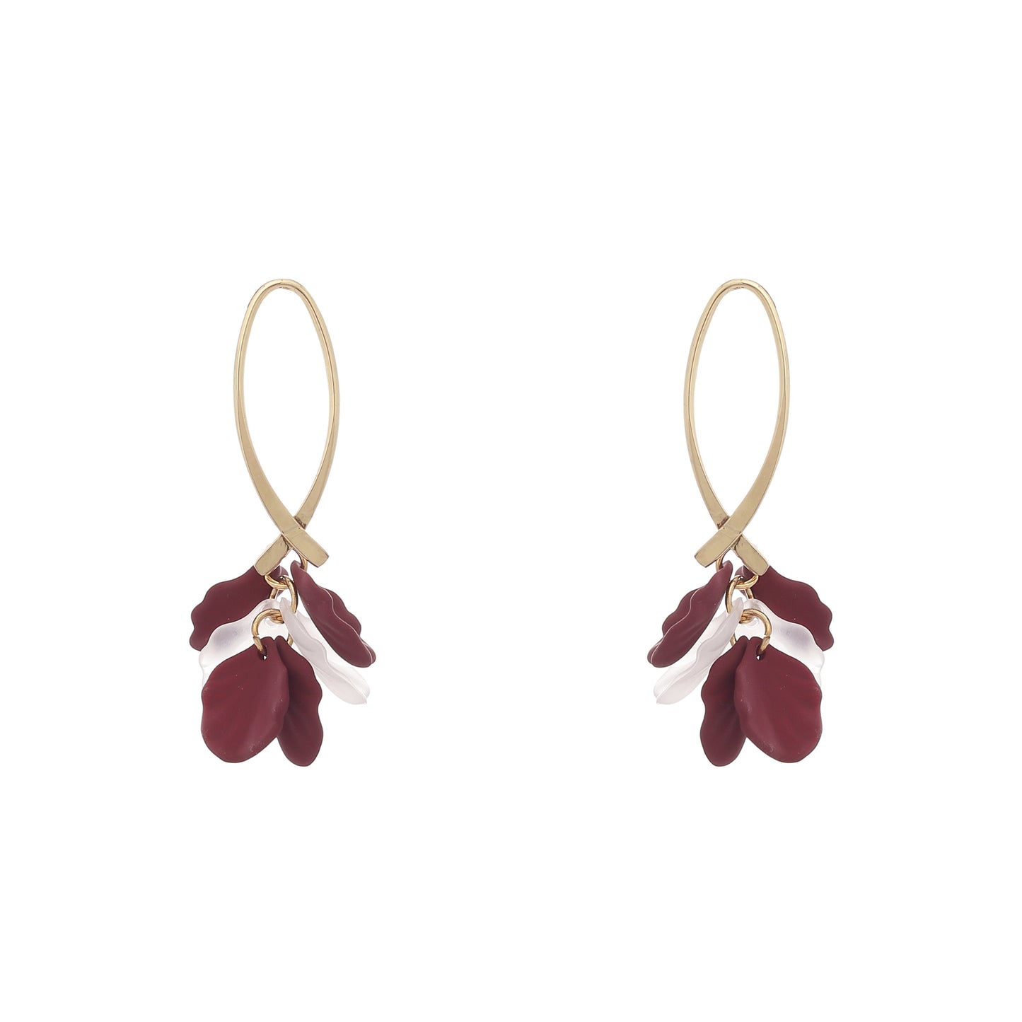 Dainty Leaf Dangle Earrings