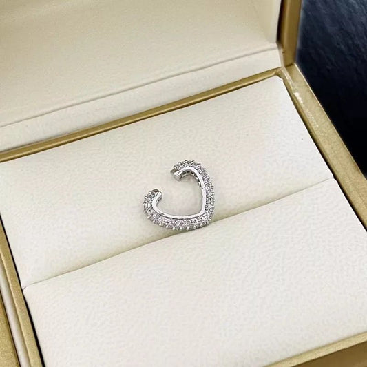 Crystal Heart Shaped Earrings