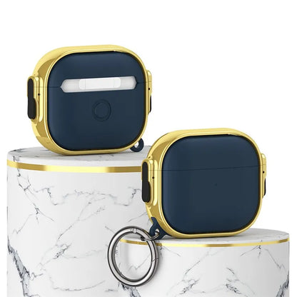Double Lock Gold Ring Protective Cover For Air Pods