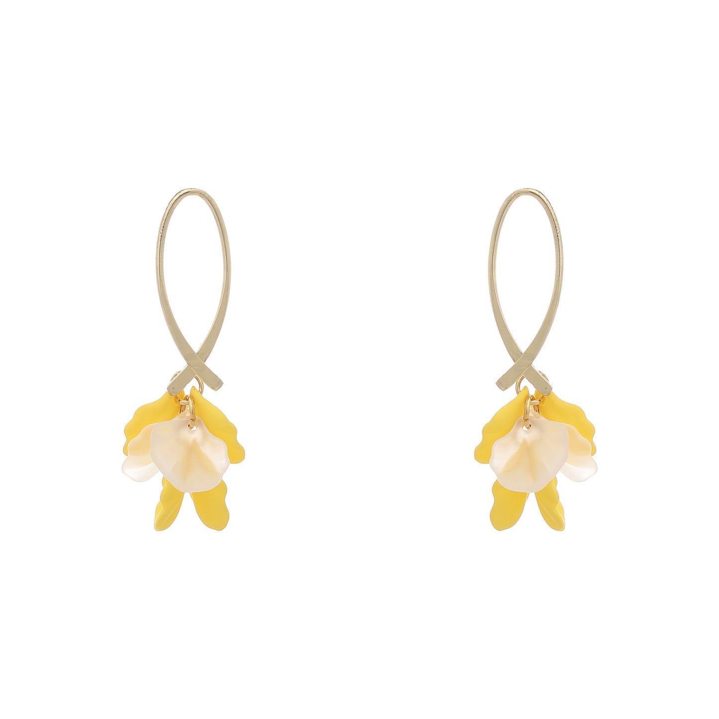 Dainty Leaf Dangle Earrings