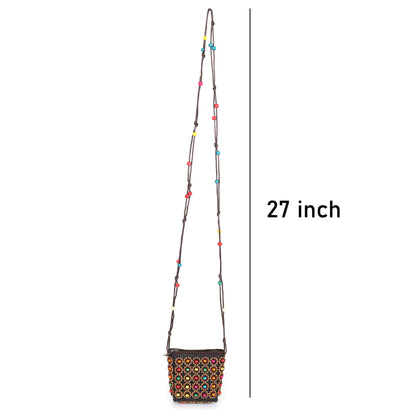 Coconut Shell Sling Bag /Tiny Size