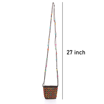 Artisanal Handbag Made of Coconut Shell