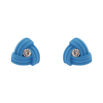 Centerstone Triangle Earrings