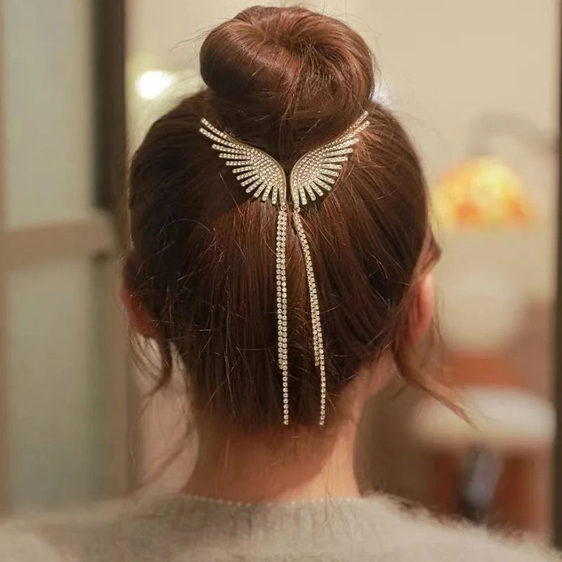 Diamond Butterfly Hair Claw