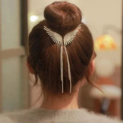 Diamond Butterfly Hair Claw