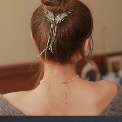Diamond Butterfly Hair Claw