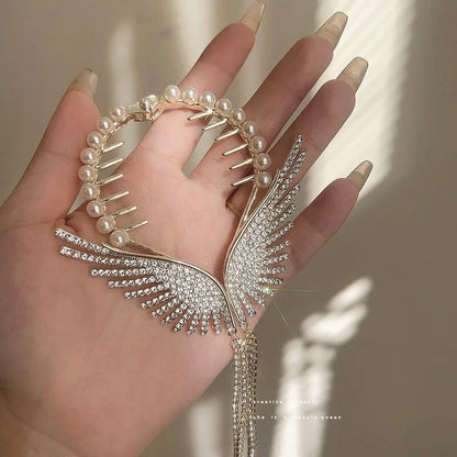 Diamond Butterfly Hair Claw