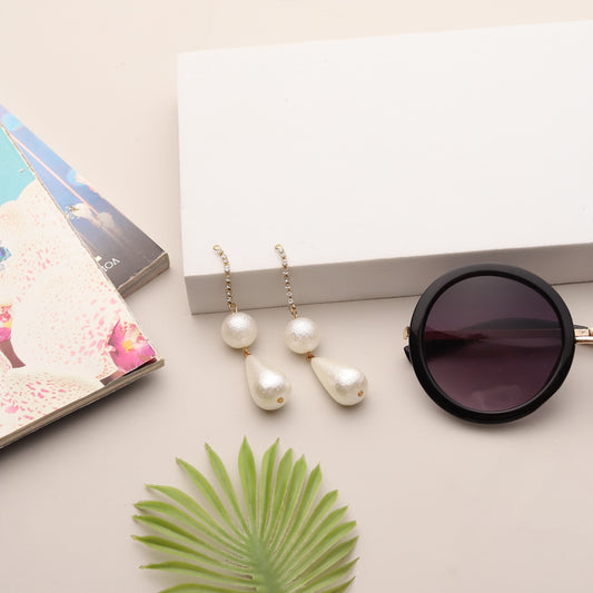 Snow white Dangle Earrings