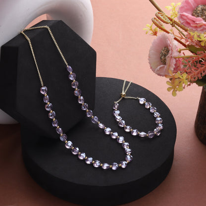 Heartstrings Duo Bracelet with Necklace