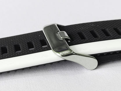 Soft Silicone Stainless Metal Buckle 2 Colours Shade  Apple Watches Strapped