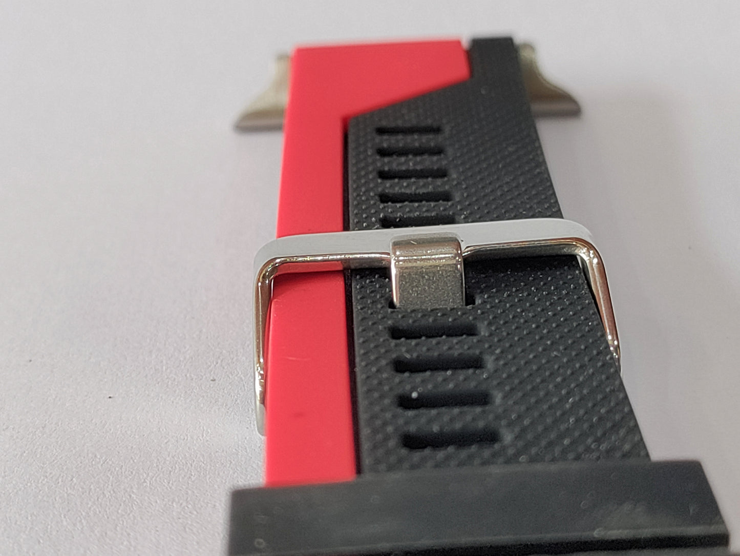 Soft Silicone Stainless Metal Buckle 2 Colours Shade  Apple Watches Strapped