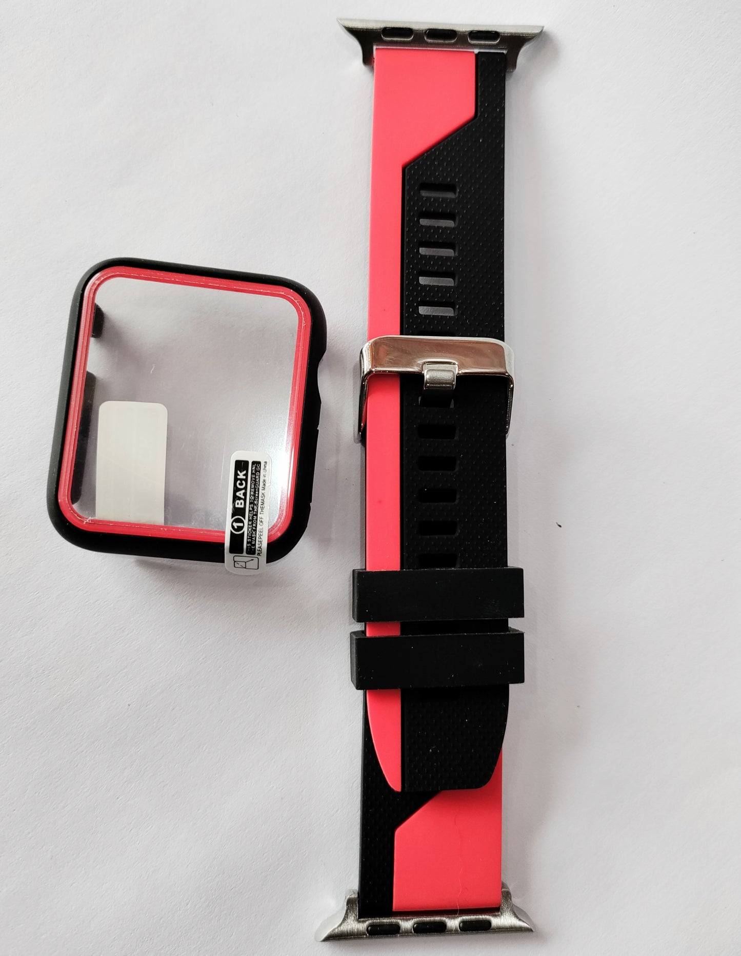 Soft Silicone Stainless Metal Buckle 2 Colours Shade  Apple Watches Strapped