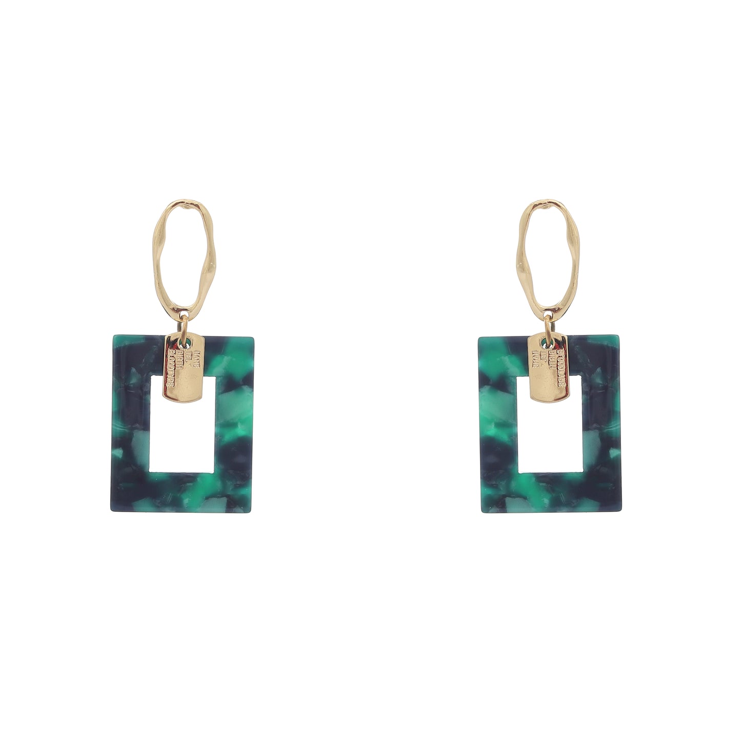 Mosaic Marble Earrings