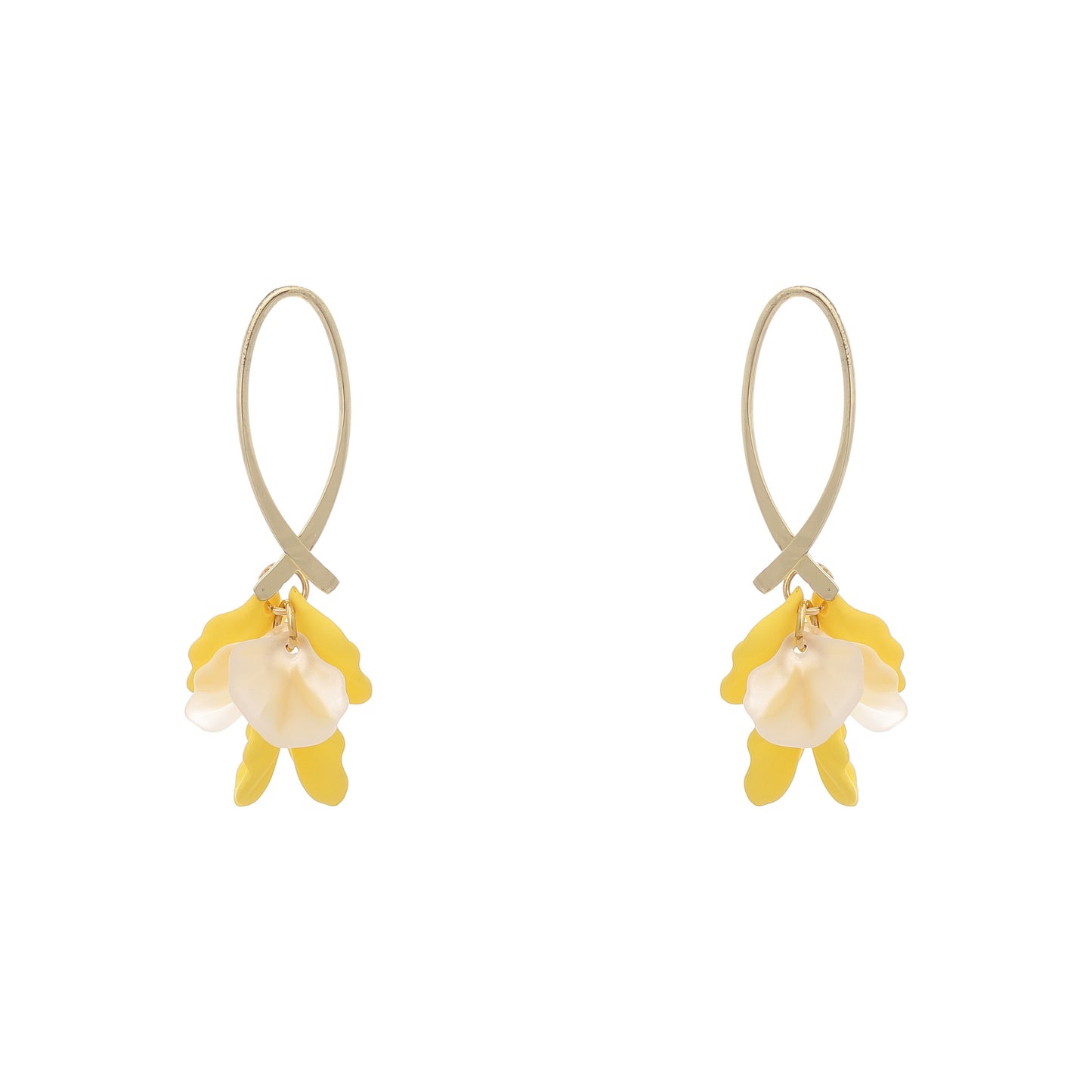 Buy 1 Pastel Hues Earrings & Get 3 Free (Dainty Leaf, Dainty Ivory, Centerstone-Triangle Earrings)