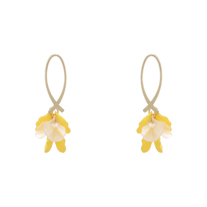 Buy 1 Pastel Hues Earrings & Get 3 Free (Dainty Leaf, Dainty Ivory, Centerstone-Triangle Earrings)