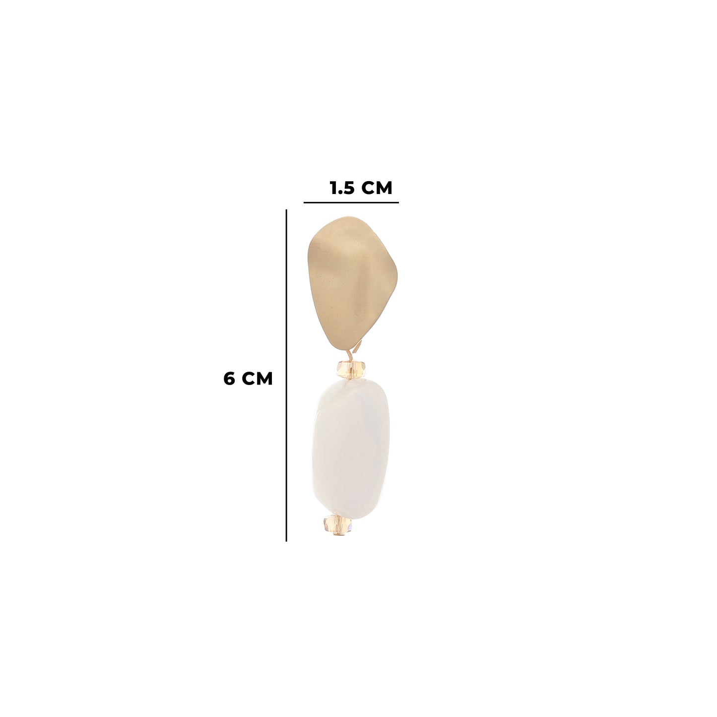 Dainty Ivory Dangle Earrings