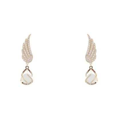 Swan Rhinestone Earrings
