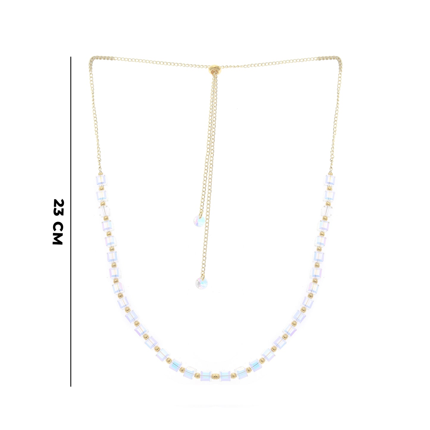 Squarecut Duo  Bracelet with Necklace