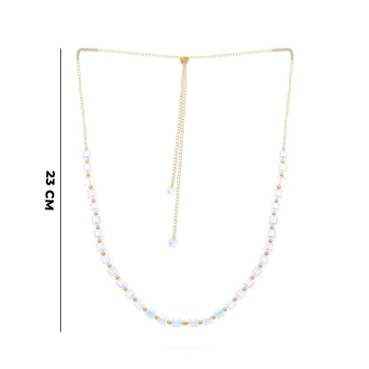 Squarecut Duo  Bracelet with Necklace