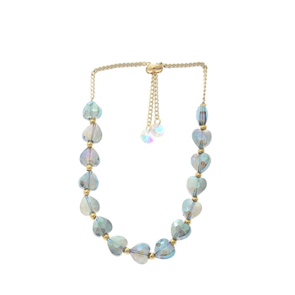 Heart Shaped Bracelet with Necklace