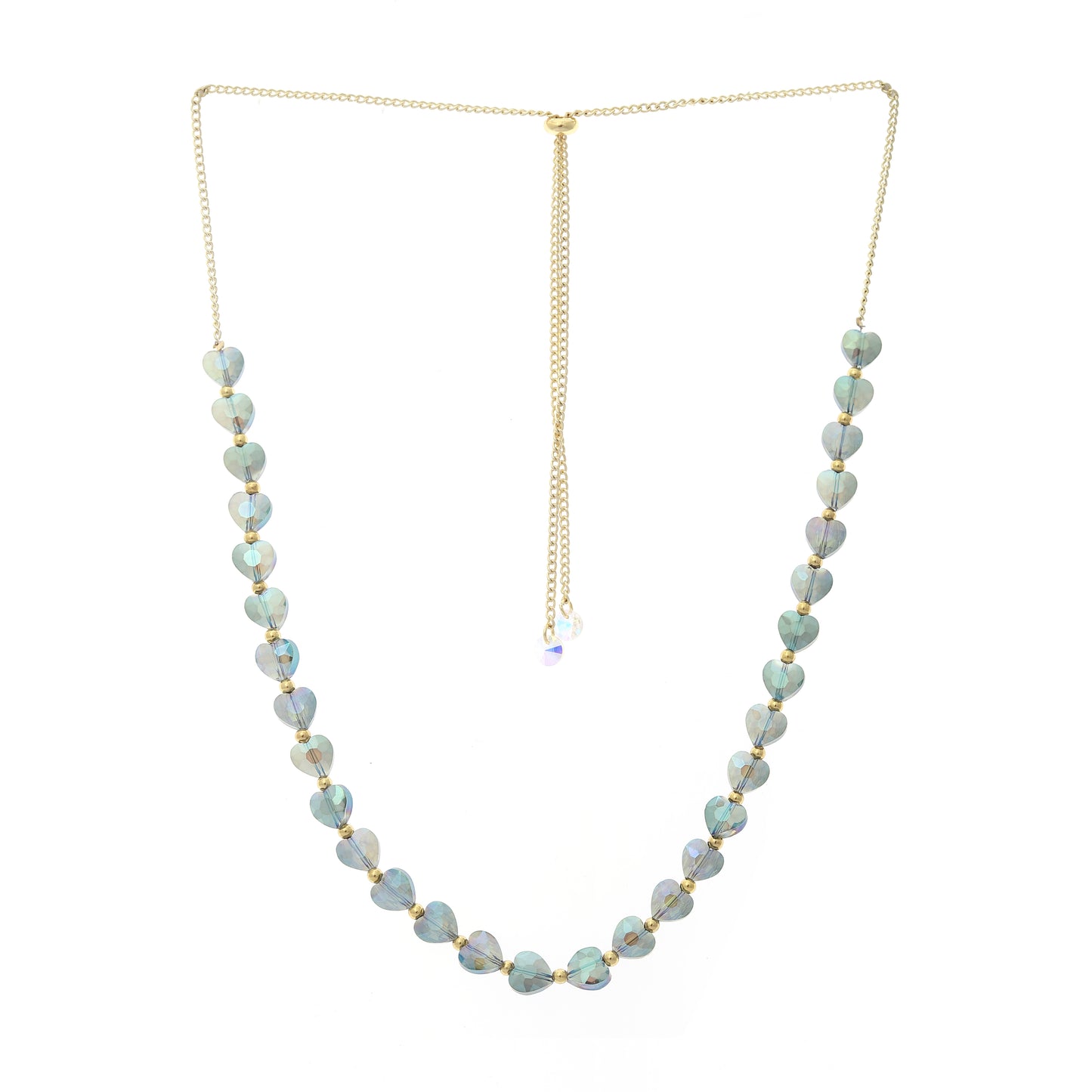 Heart Shaped Bracelet with Necklace