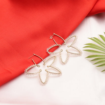 Buy 1 Starry Night Chandelier Earrings & Get 3 Free ( Meadow Blooms, Fabric Leaf, Everyday Oval Earrings)