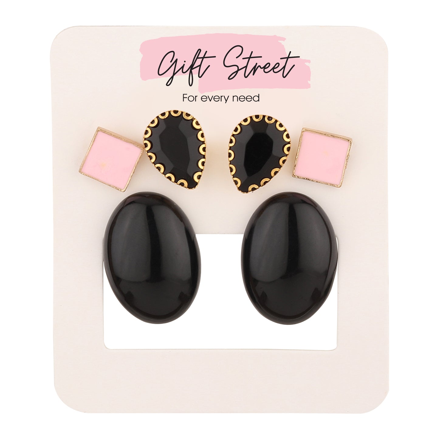 Classic Round Stud Earrings