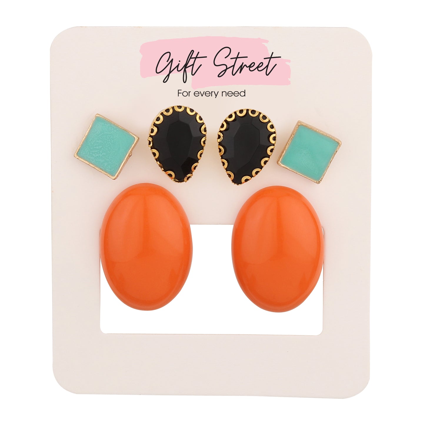 Classic Round Stud Earrings