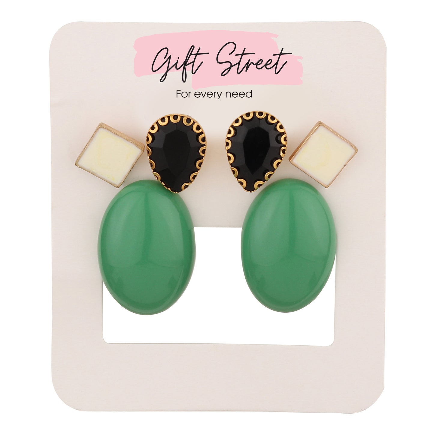 Classic Round Stud Earrings