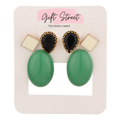 Classic Round Stud Earrings