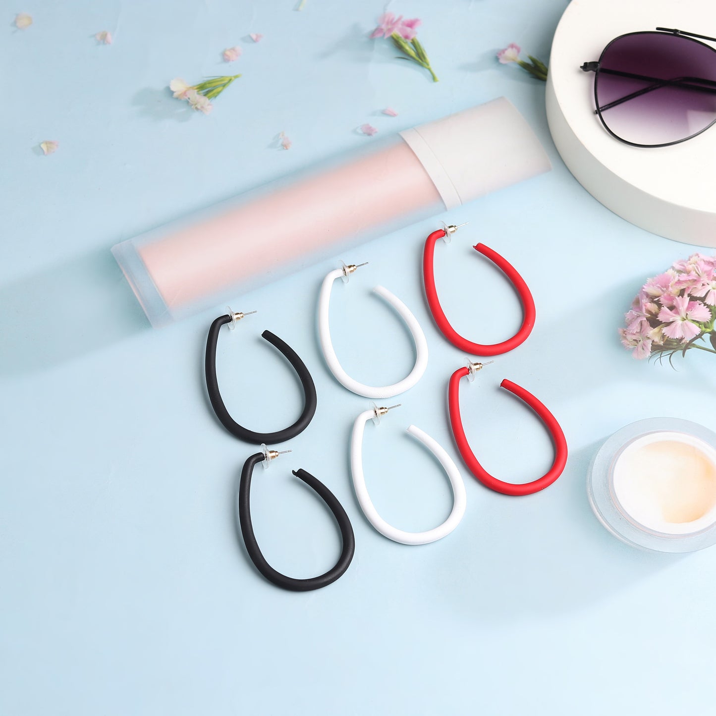 Raindrop Hoop Earrings