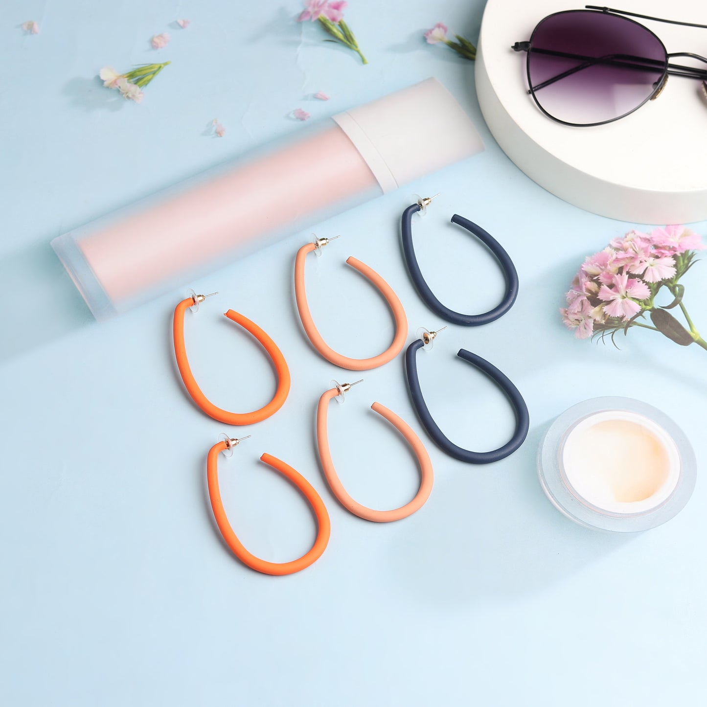 Raindrop Hoop Earrings