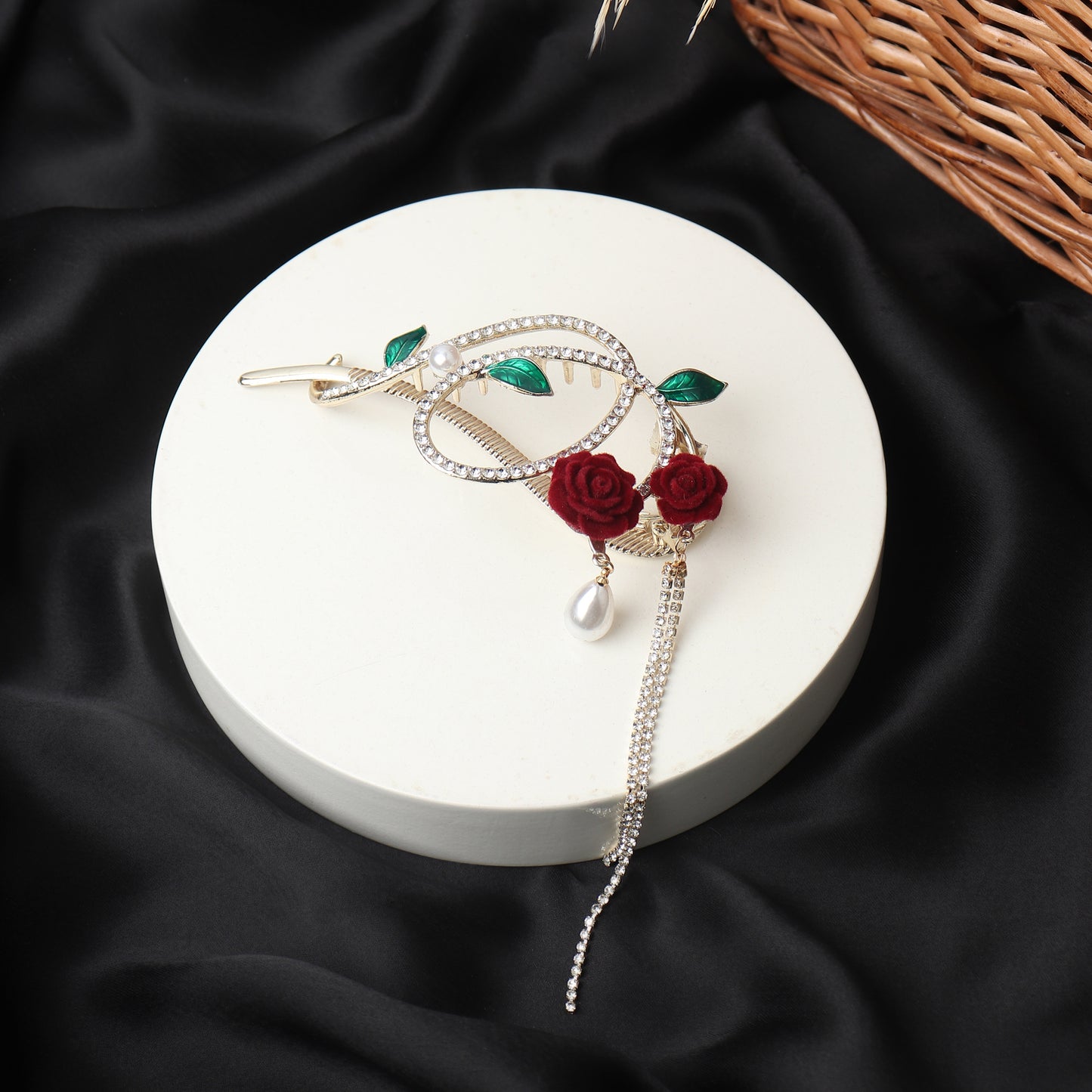 Rose Radiance Hair Stick