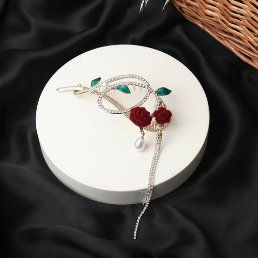 Rose Radiance Hair Stick