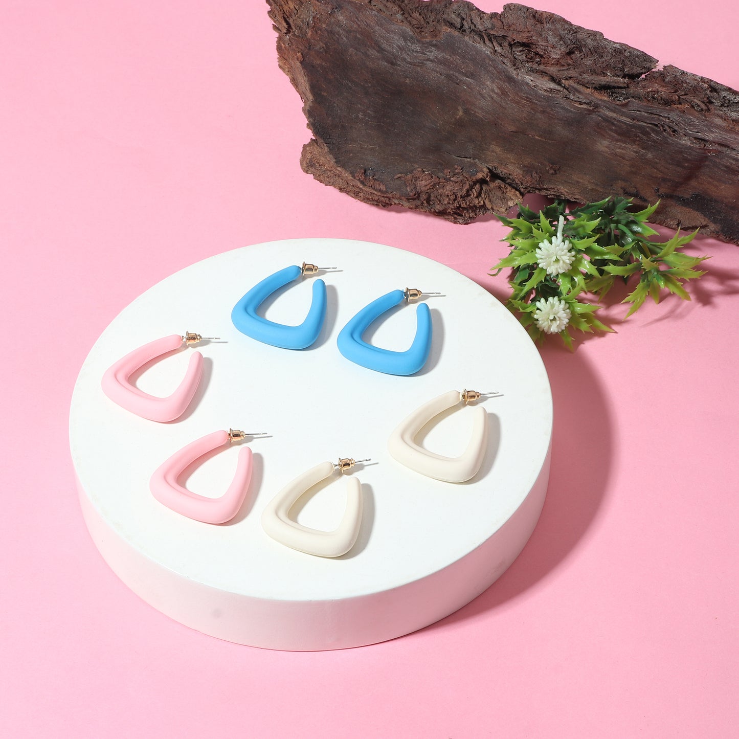 Sculpted Hoop Earrings