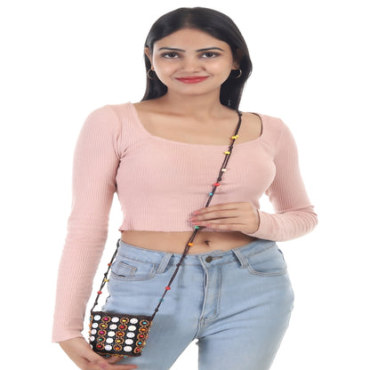 Coconut Shell Sling Bag /Tiny Size