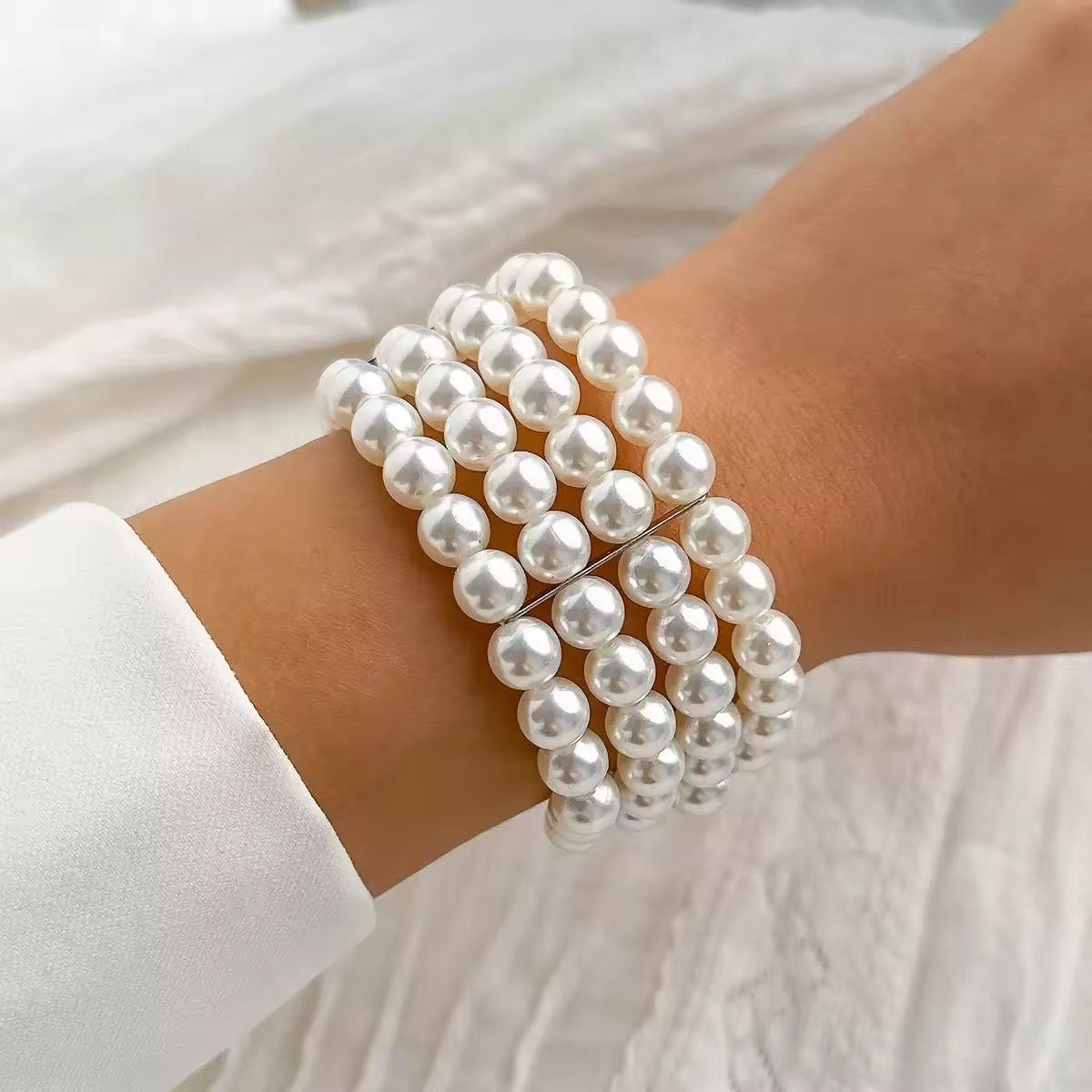 Multi-Layer Pearl Bracelet