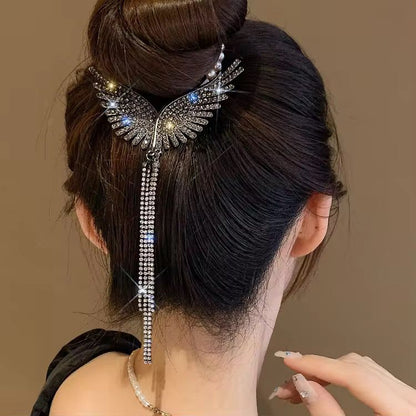 Diamond Butterfly Hair Claw