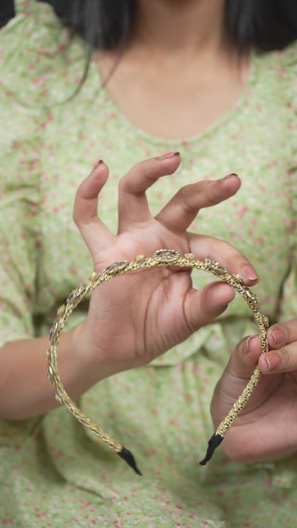 Metallic Golden Hairband